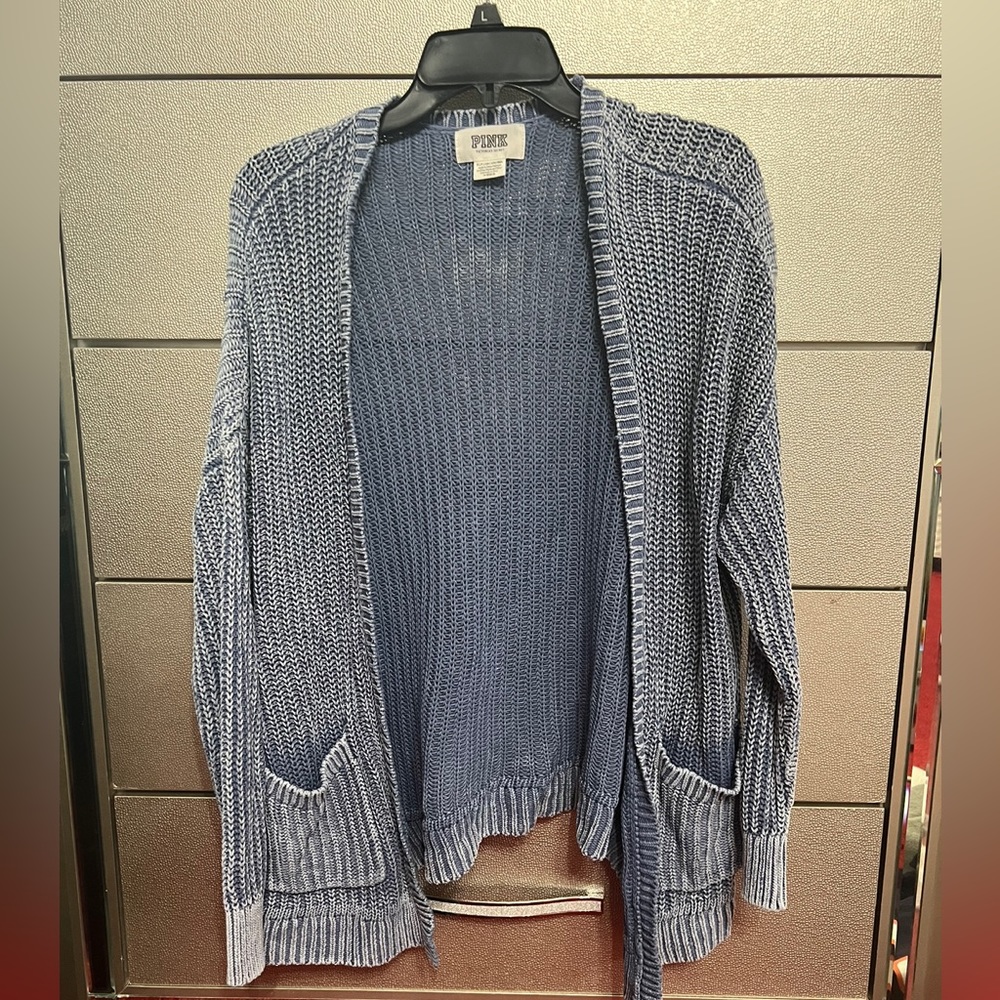 Dusty blue cardigan by Victoria’s Secret PINK
